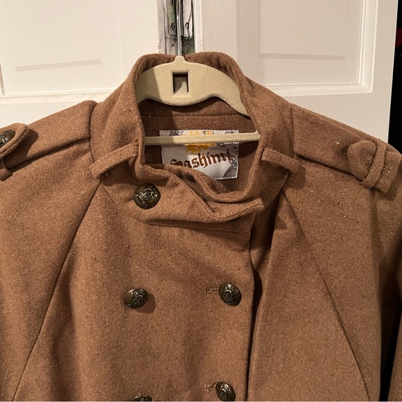 Beige Cape Coat - Picture 8 of 9